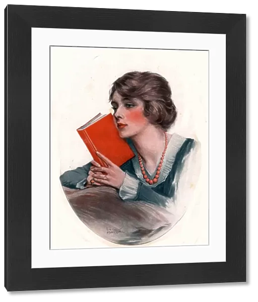 The Saturday Evening Post 1919 1910s USA reading books agony aunts magazines portraits