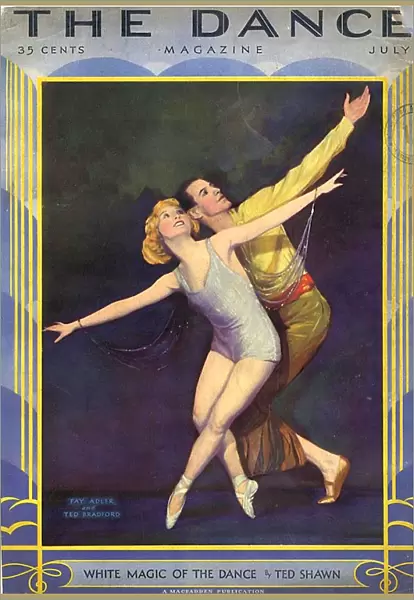 The Dance 1920s USA Fay Alder, Ted Bradford mcitnt magazines