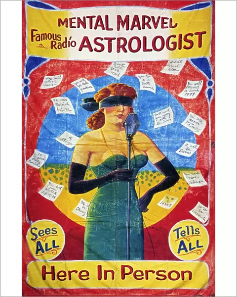 Mental Marvel Astrologist 1900s fortune telling radio tellers visions of the future