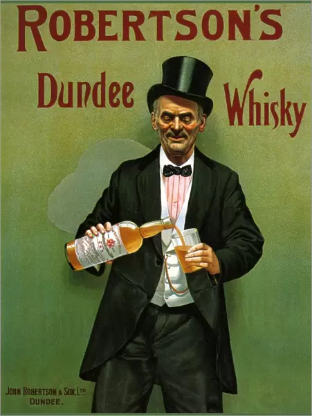 Robertsons 1904 1900s UK whisky alcohol whiskey advert Robertsons Scottish Scotch