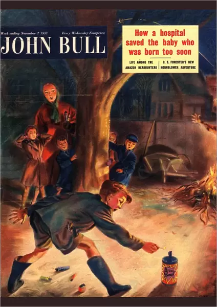 John Bull 1953 1950s UK guy fawkes fireworks magazines