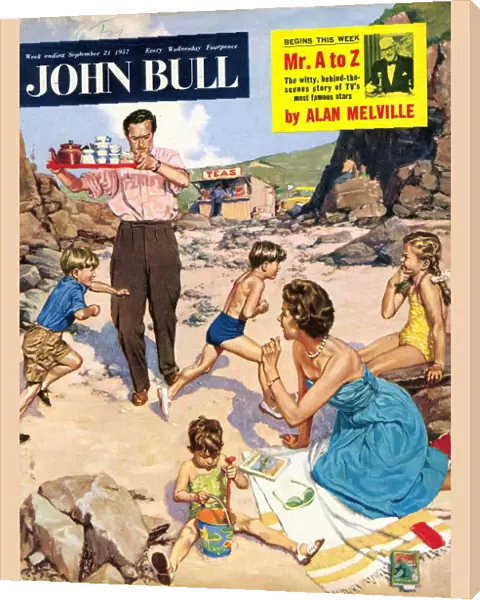 John Bull 1950s UK holidays beaches seaside magazines