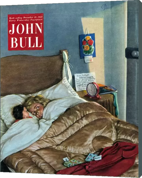John Bull 1950s UK sleep bedtime magazines sleeping