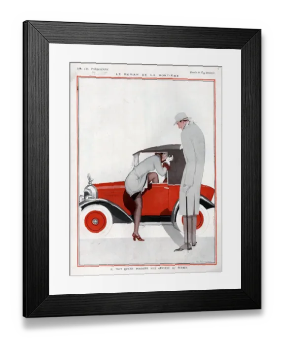 Framed Print : 1920s, France, La Vie Parisienne, Magazine Plate Framed Print : 1920s, France, La Vie Parisienne, Magazine Plate