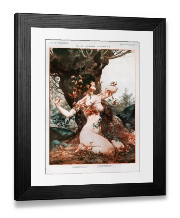 Framed Print : 1920s France La Vie Parisienne Magazine Plate Framed Print : 1920s France La Vie Parisienne Magazine Plate