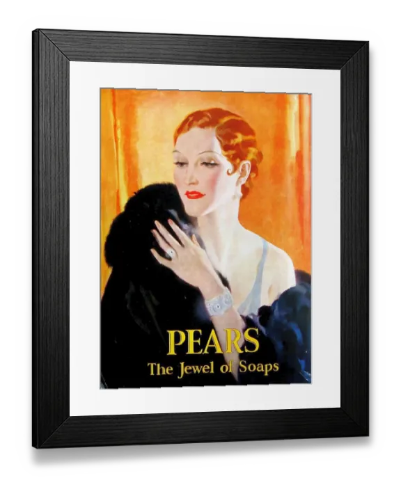 Framed Print : 1920s, UK, Pears Framed Print : 1920s, UK, Pears