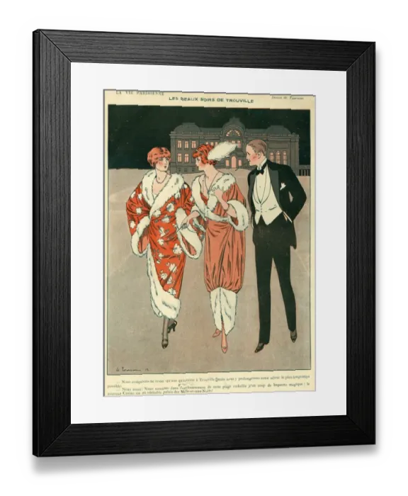 Framed Print : La Vie Parisienne 1912 1910s France Touraine illustrations mens womens hats dresses Framed Print : La Vie Parisienne 1912 1910s France Touraine illustrations mens womens hats dresses