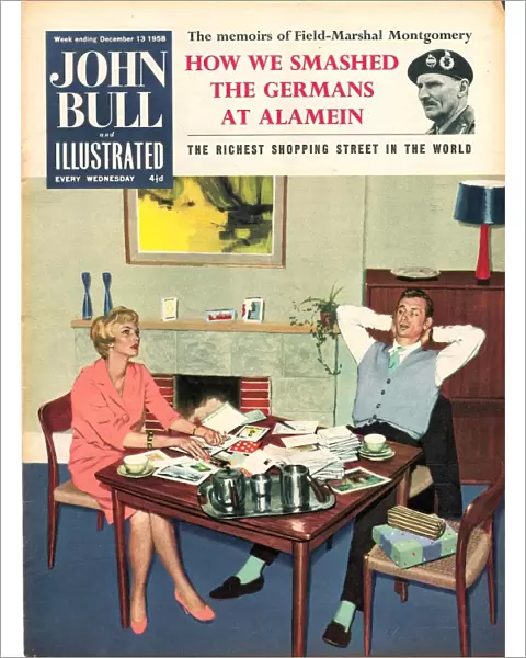 John Bull 1950s UK mail christmas cards magazines