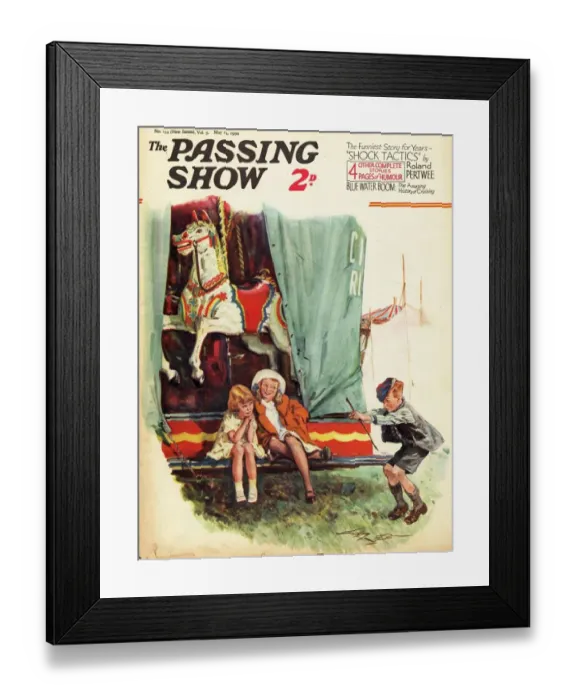 Framed Print : 1930s, UK, The Passing Show, Magazine Cover Framed Print : 1930s, UK, The Passing Show, Magazine Cover