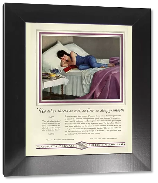 Wamsutta 1930s USA cc sleeping beds dreams sheets books