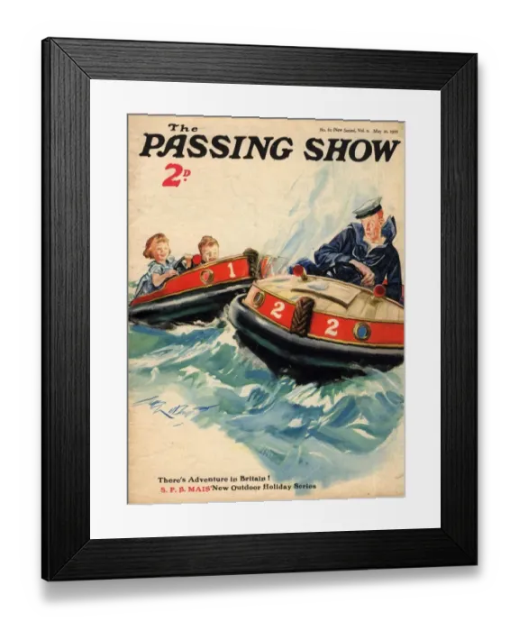 Framed Print : 1930s, UK, The Passing Show, Magazine Cover