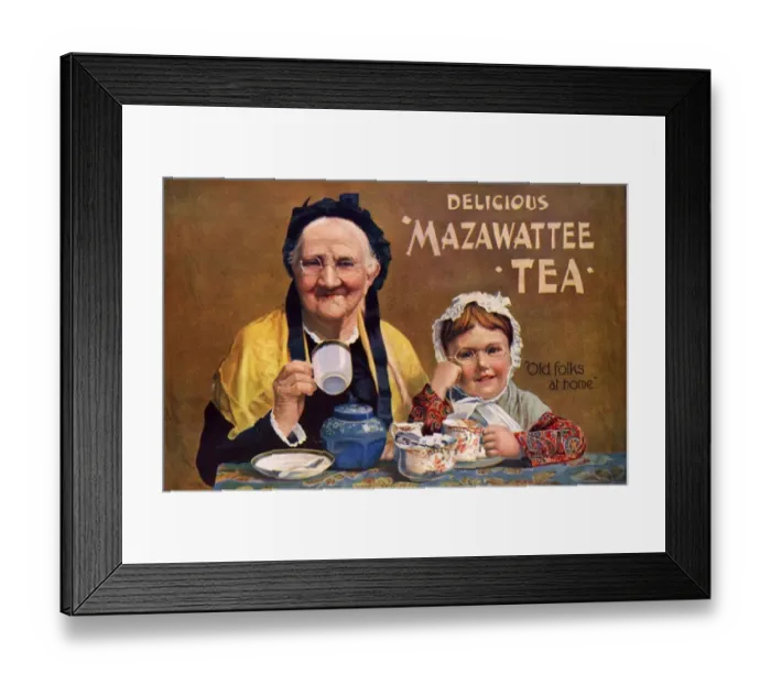 Framed Print : Mazawattee 1890s UK tea Framed Print : Mazawattee 1890s UK tea