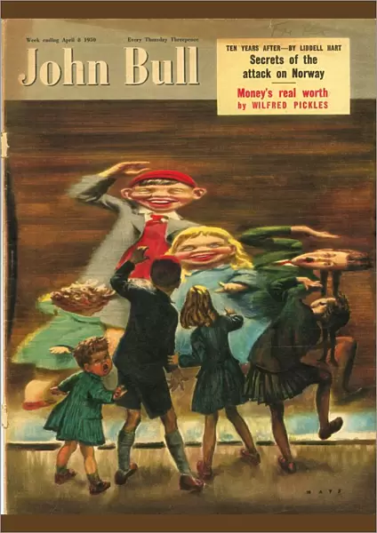 John Bull 1950s UK distorting mirrors fairs magazines funfairs