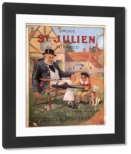 St Julien 1890s UK cigarettes smoking peg leg disabled wooden leg disabilities