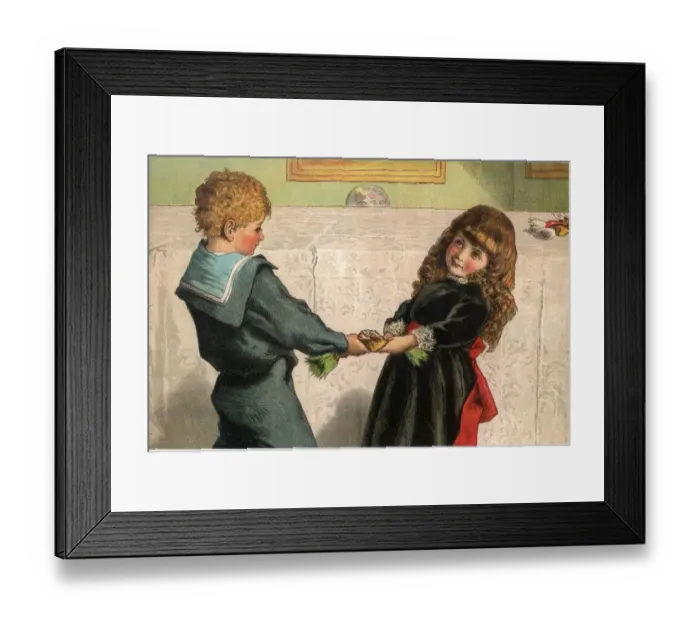 Framed Print : 1890s UK Christmas Crackers Framed Print : 1890s UK Christmas Crackers