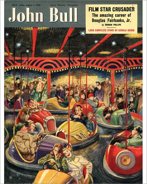 John Bull 1950 1950s UK fairgrounds funfairs dodgems magazines family