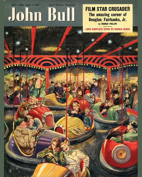 John Bull 1950 1950s UK fairgrounds funfairs dodgems magazines family