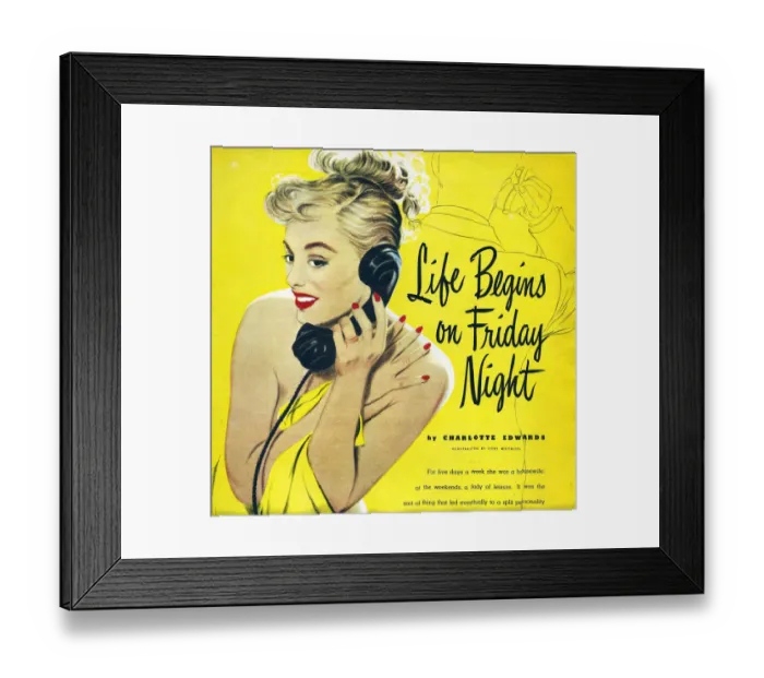 Framed Print : Womens Story 1950 1950s UK Coby Whitmore illustrations cpi agony aunts portraits Framed Print : Womens Story 1950 1950s UK Coby Whitmore illustrations cpi agony aunts portraits