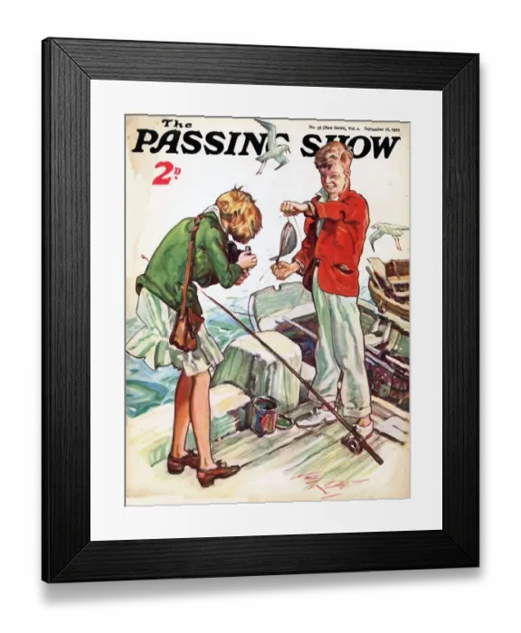 Framed Print : 1930s, UK, The Passing Show, Magazine Cover Framed Print : 1930s, UK, The Passing Show, Magazine Cover