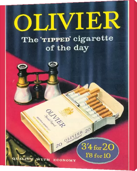 Olivier 1950s UK cigarettes smoking
