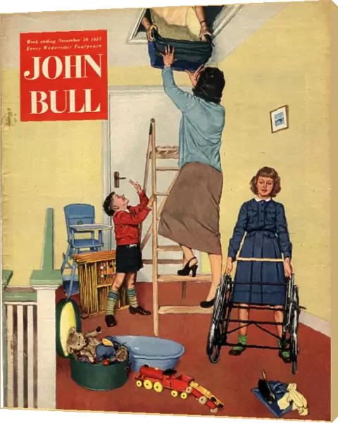 John Bull 1957 1950s UK lofts attics property packing clearing magazines