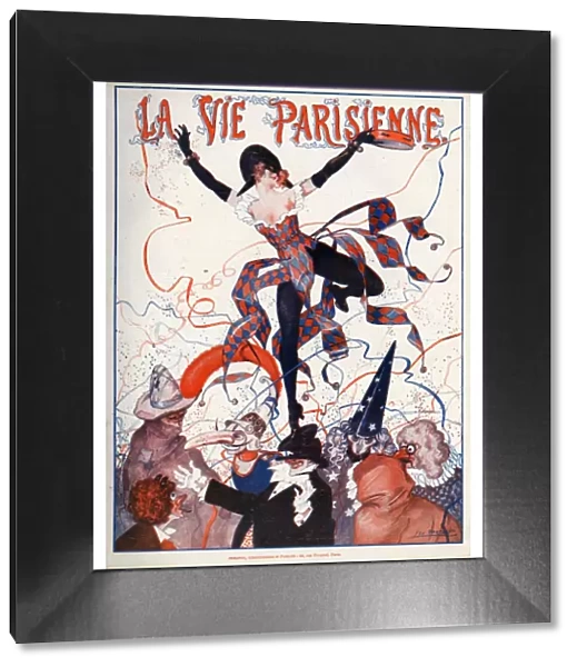 La Vie Parisienne 1922 1920s France Leo Pontan magazines illustrations masquerade