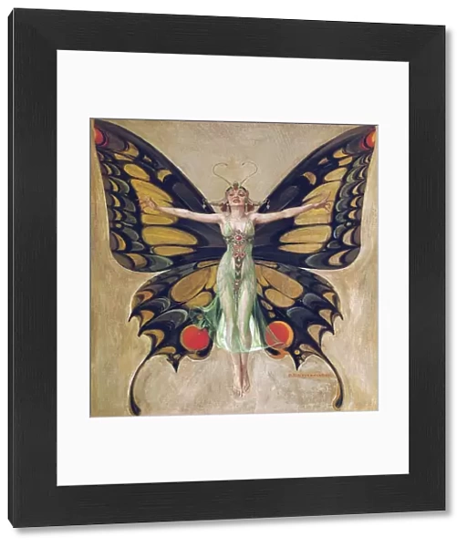 Leyendecker 1922 1920s USA J C Leyendecker, J. C butterflies butterfly fairies fairy