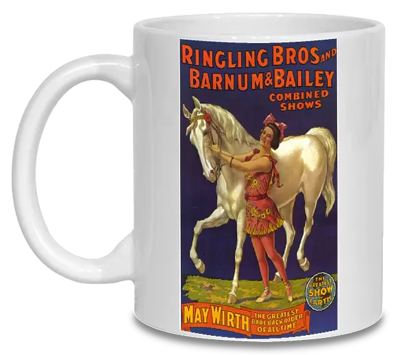 Ringling Bros Circus Barnum and Bailey 1910s USA horses Baileys