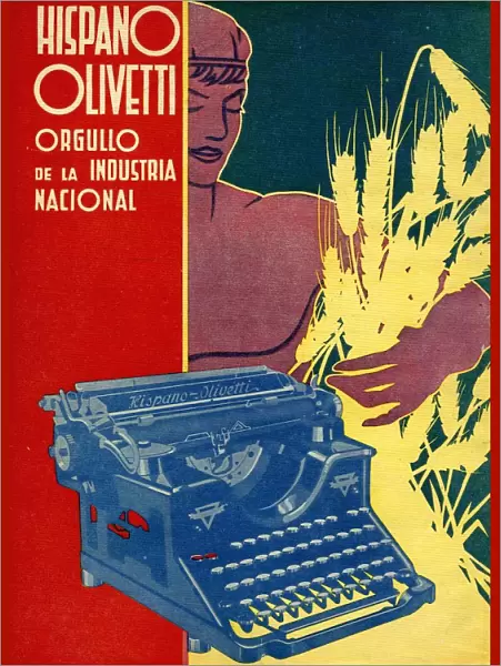 Hispano Olivetti 1936 1930s Spain cc typewriters