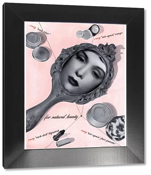 1950s USA art surreal surrealism mirrors powder lipsticks lipstick to for