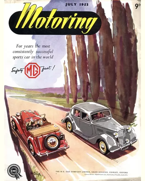 1950s UK cars mg convertibles