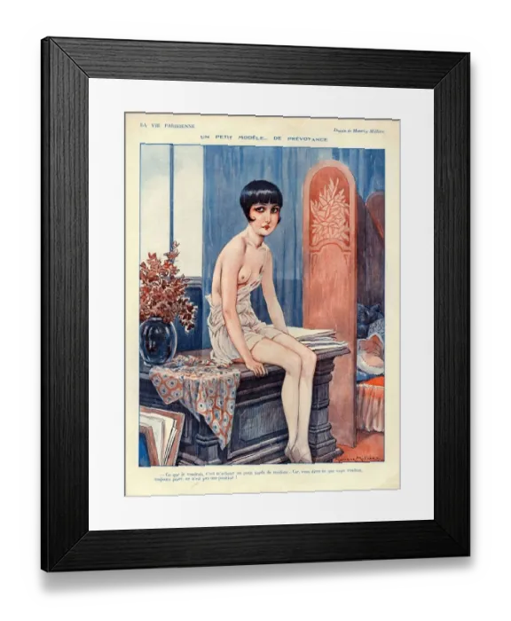 Framed Print : La Vie Parisienne 1920s France cc erotica girls models Framed Print : La Vie Parisienne 1920s France cc erotica girls models