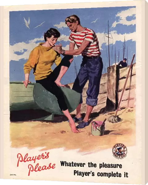 Players Navy Cut 1950s UK cigarettes smoking