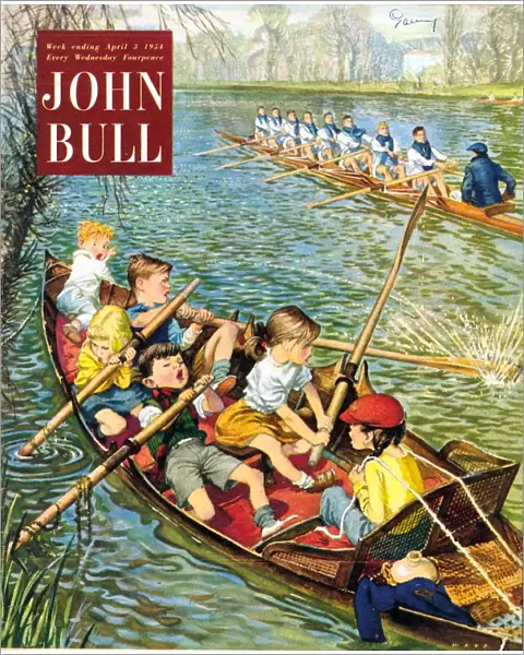 John Bull 1950s UK rowing training canoeing canoes sport boats magazines