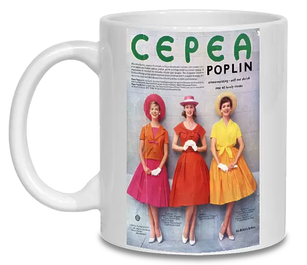 Cepea Poplin 1959 1950s UK womens