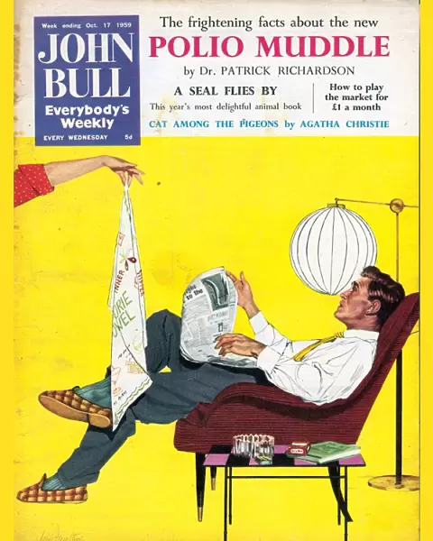 John Bull 1950s UK dish washing magazines man men kitchens