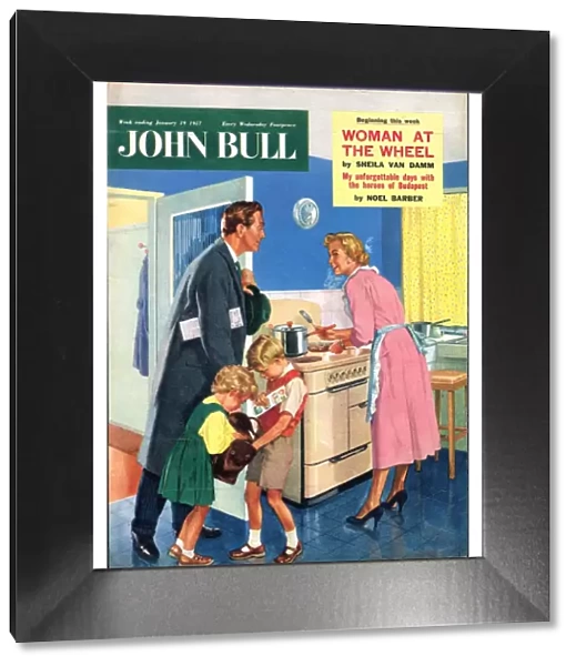 John Bull 1957 1950s UK cooking housewives housewife kitchens woman women in kitchen