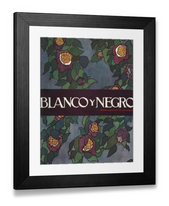 Framed Print : Blanco y Negro Spain cc magazines flowers plants Framed Print : Blanco y Negro Spain cc magazines flowers plants