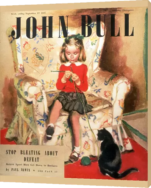 John Bull 1947 1940s UK cats magazines pets