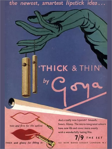 1940s UK goya make-up makeup