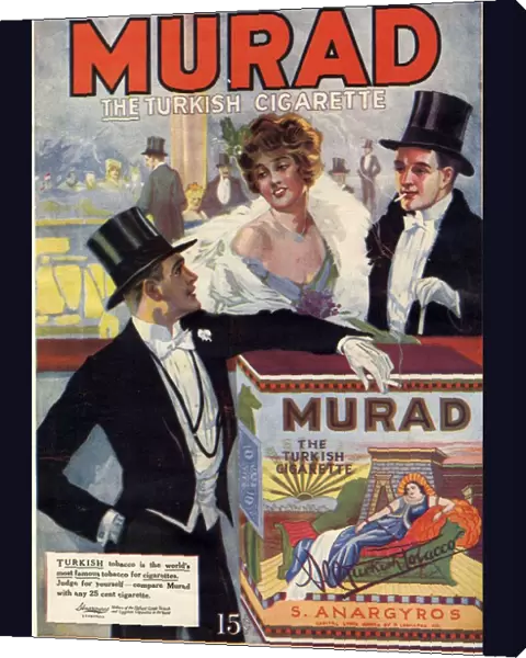1910s, USA, Murad, Magazine Advert