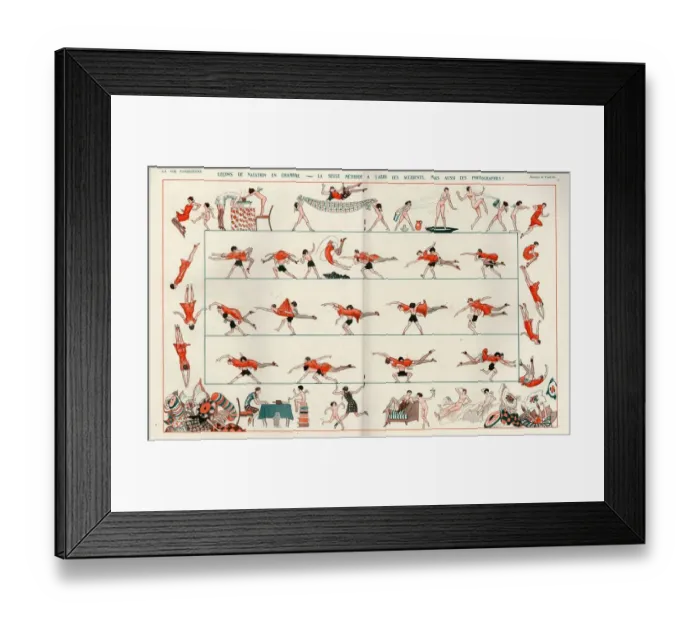 Framed Print : 1920s, France, La Vie Parisienne, Magazine Plate