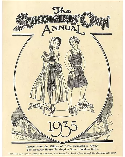 The Schoolgirls Own 1935 1930s UK mcitnt schools girl