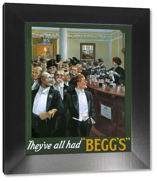 Beggs 1912 1910s UK whisky alcohol whiskey advert Beggs Scotch Scottish bars