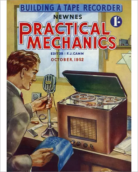 Practical Mechanics 1952 1950s UK magazines hifi tape recorders
