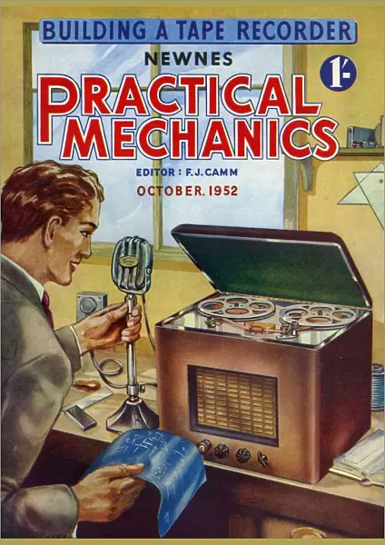 Practical Mechanics 1952 1950s UK magazines hifi tape recorders