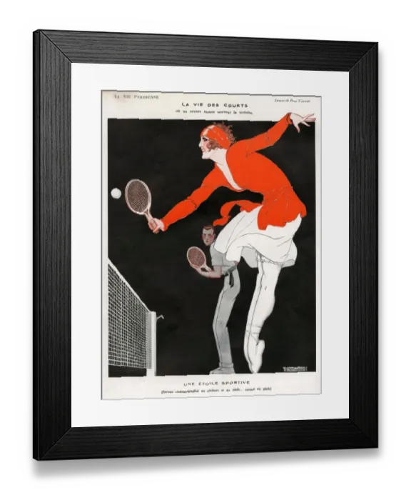 Framed Print : 1920s France La Vie Parisienne Magazine Plate Framed Print : 1920s France La Vie Parisienne Magazine Plate