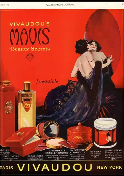 1920s USA make-up makeup skin care perfume talcum powder womens skincare