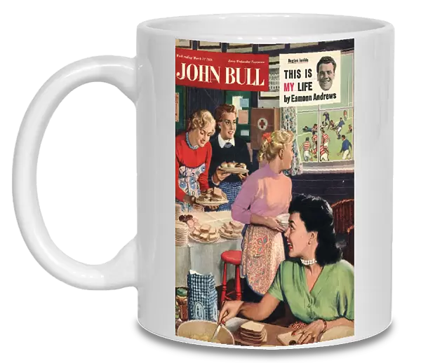 John Bull 1956 1950s UK cooking rugby tea girlfriends baking magazines