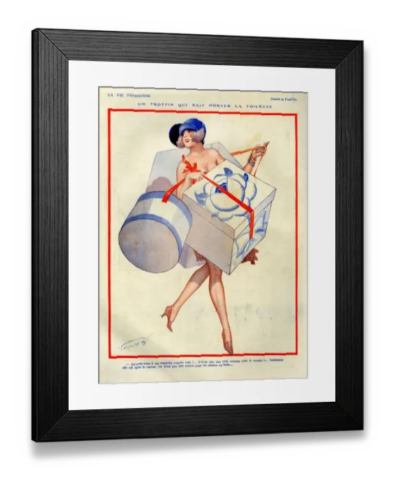 Framed Print : 1920s, France, La Vie Parisienne, Magazine Plate Framed Print : 1920s, France, La Vie Parisienne, Magazine Plate
